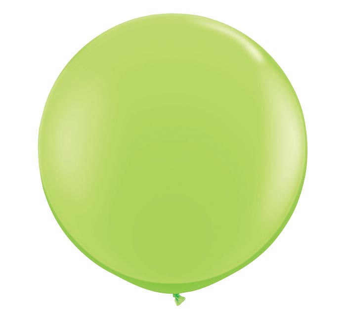Lime Green Jumbo Round Shape Helium Latex Balloon Singapore